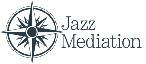 jazz mediation logo with a compass